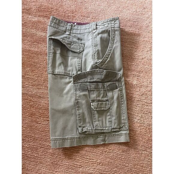 Unionbay  cargo shorts khaki cotton size 34 utility pockets excellent condition - Picture 9 of 9